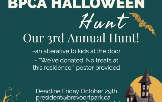 Donate to the BPCA Halloween Hunt!