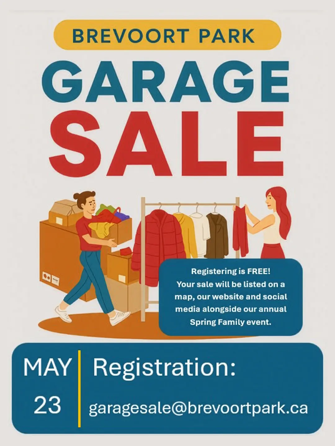 Annual Spring Family Event & Garage Sale