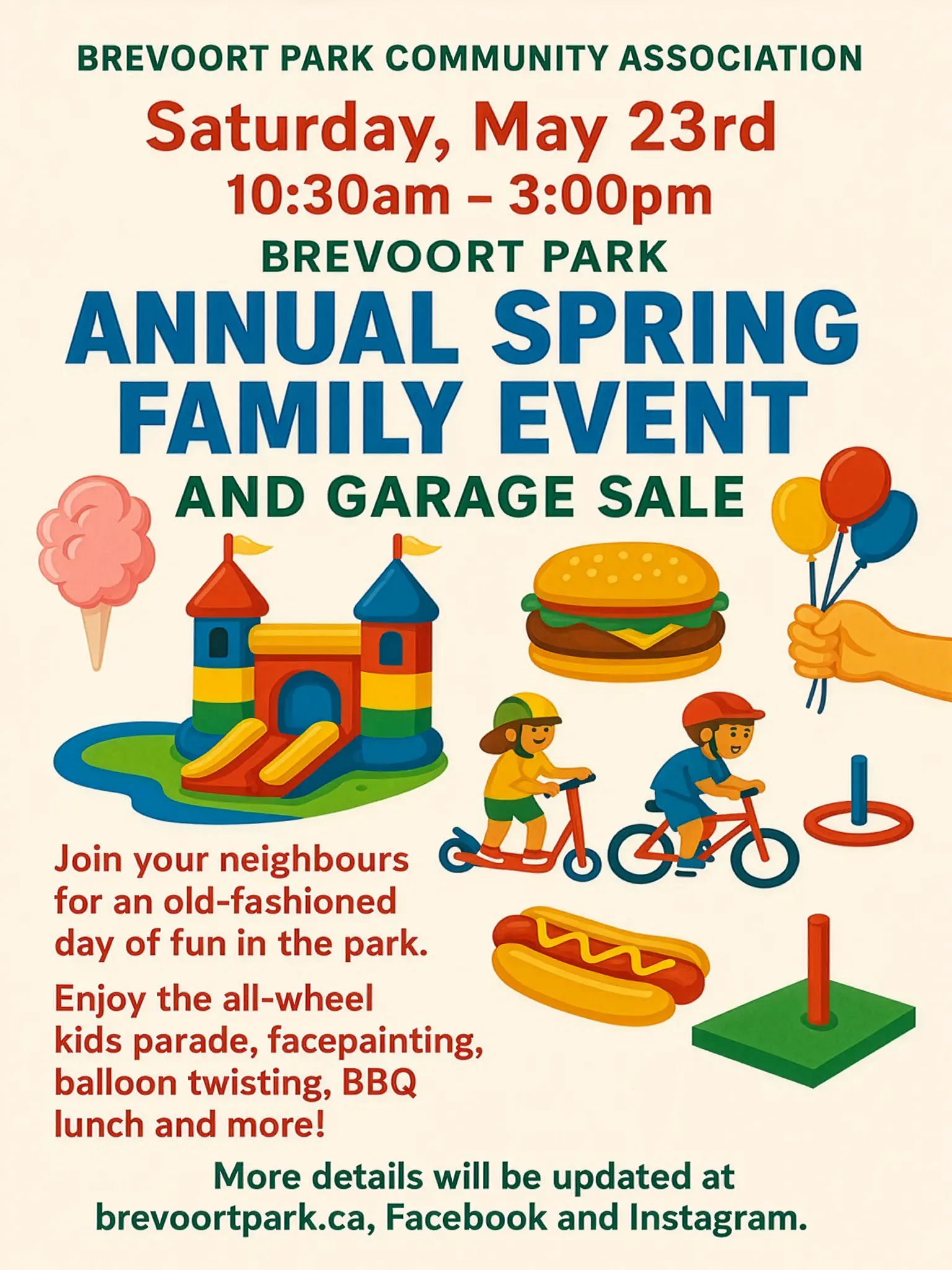 Annual Spring Family Event & Garage Sale